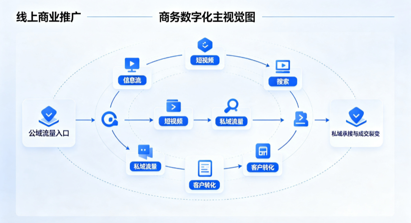 郑州线上商业推广怎么做？全域流量闭环搭建与低成本转化实战指南